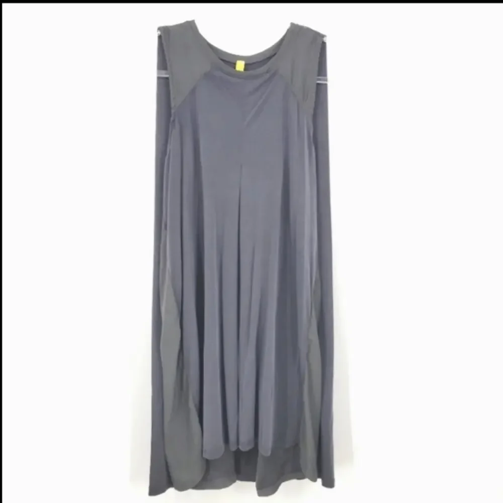 Free People Black and Green sleeveless dress